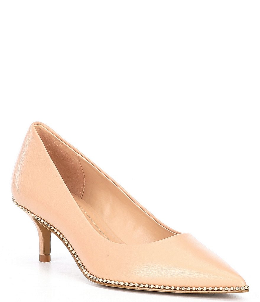 COACH Jackie Leather Dress Pumps | Dillard's