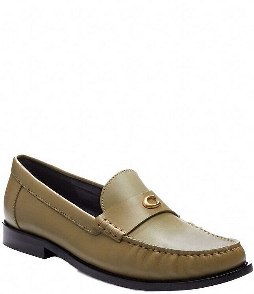 Coach on sale tan loafers