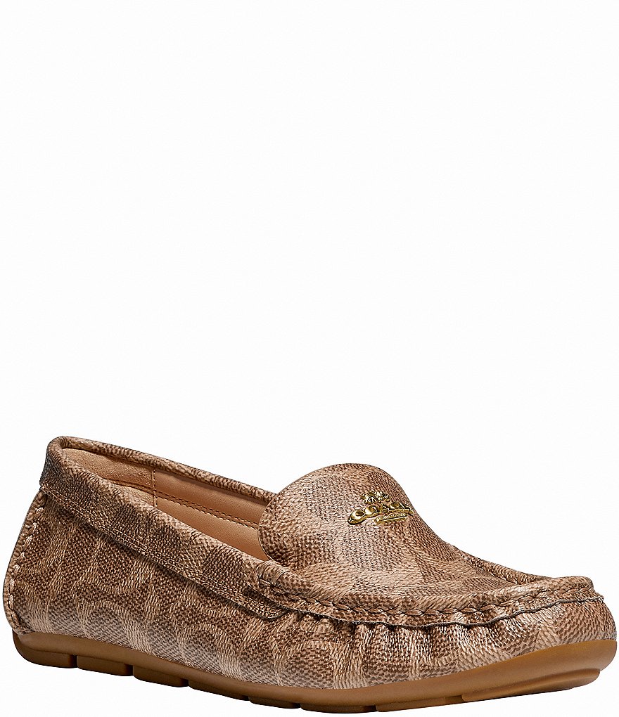 COACHMarley Leather Logo Slip-On Drivers deals