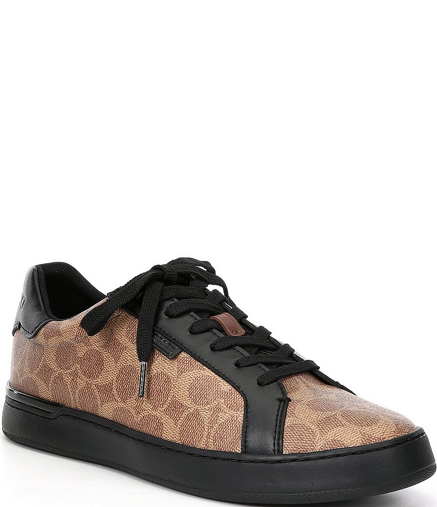 COACH Men's CitySole Lowline Signature Canvas and Leather Retro