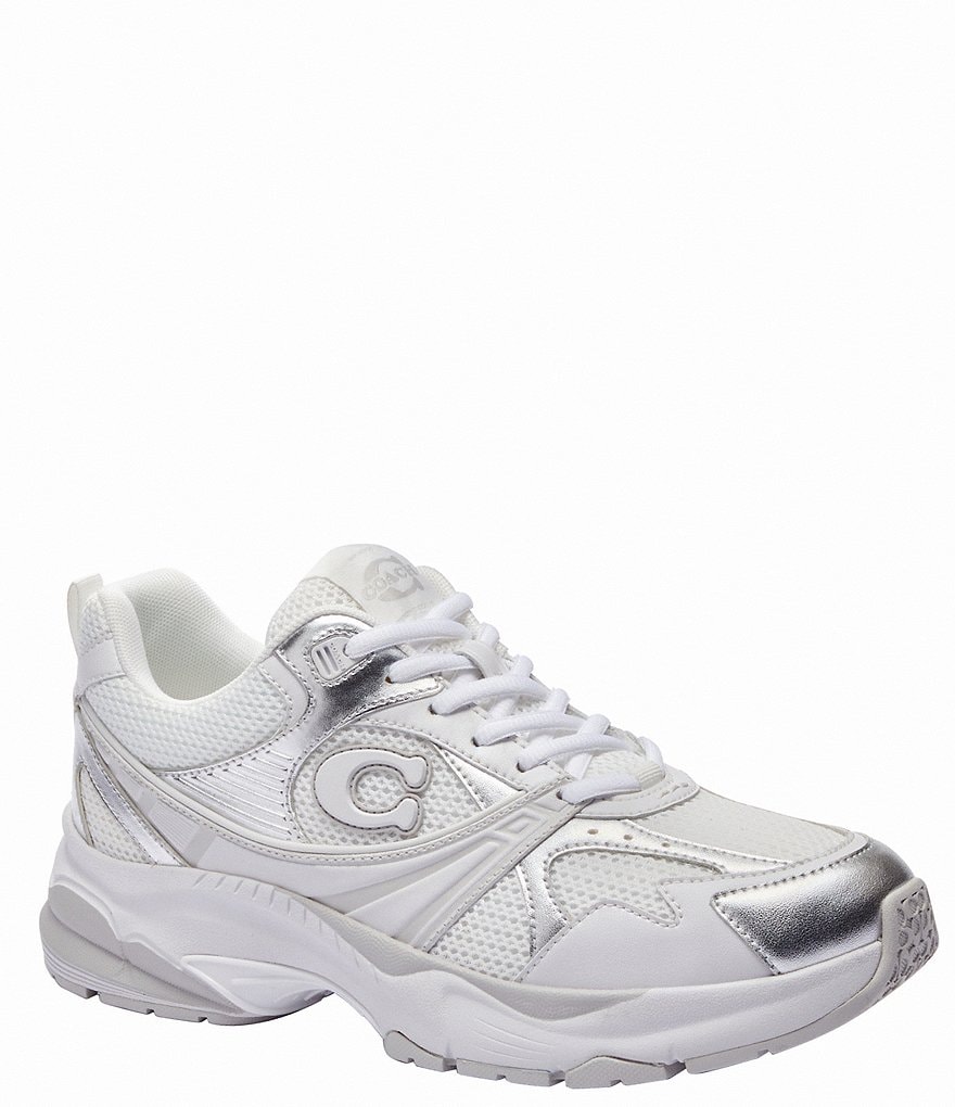 COACH★Mesh Sneaker COACH Metallic Mesh Lace Up Sneakers | Dillard's