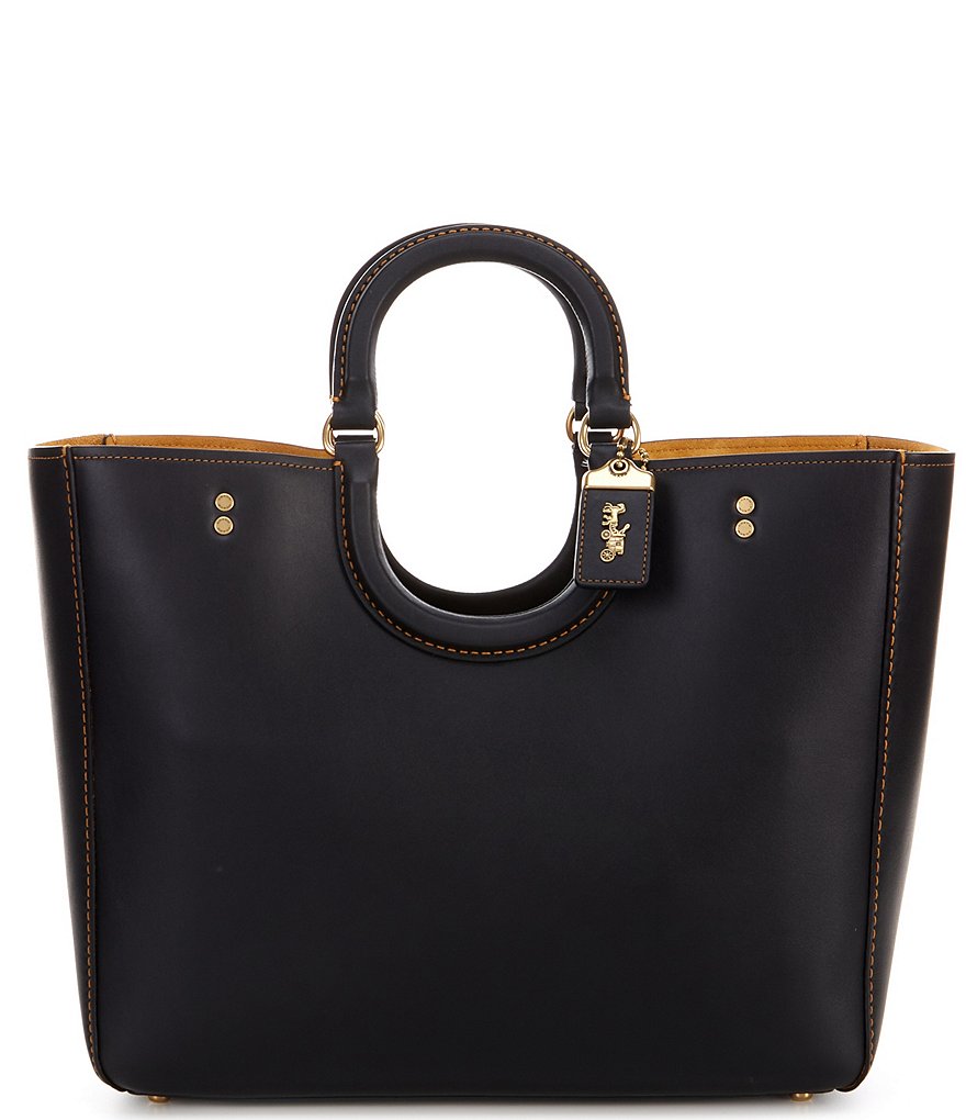 COACH Rae Solid Leather Tote Bag
