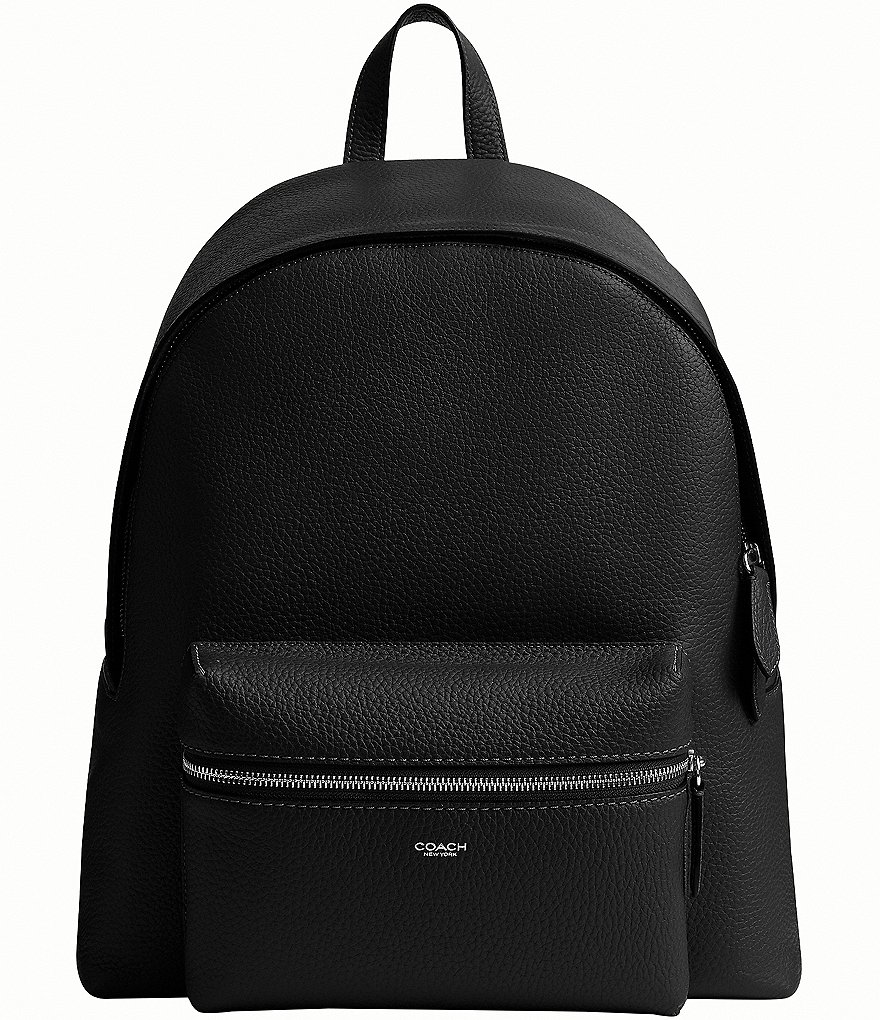 【マクド】COACH ブラックレザー バックパック COACH Ridgewood Backpack | Dillard's
