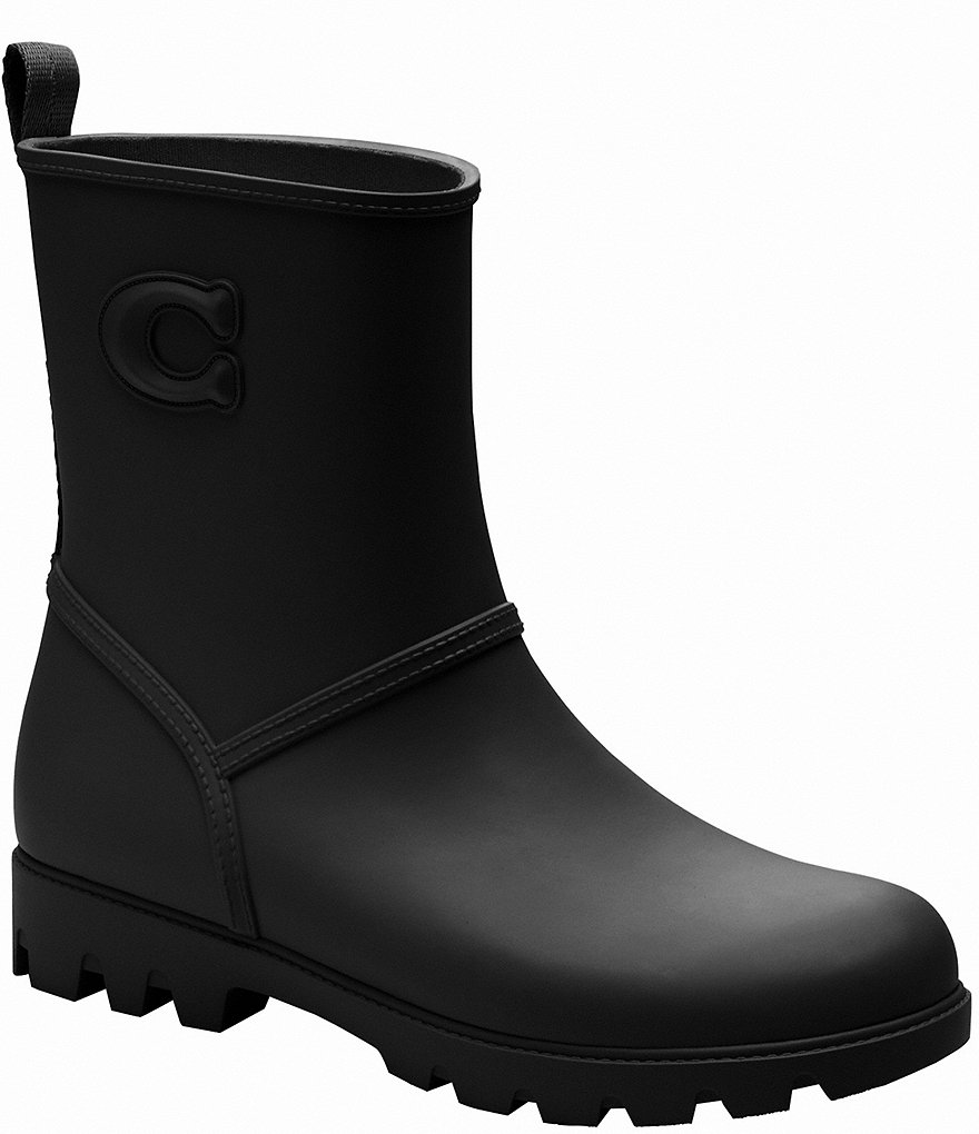 Rain boots coach online