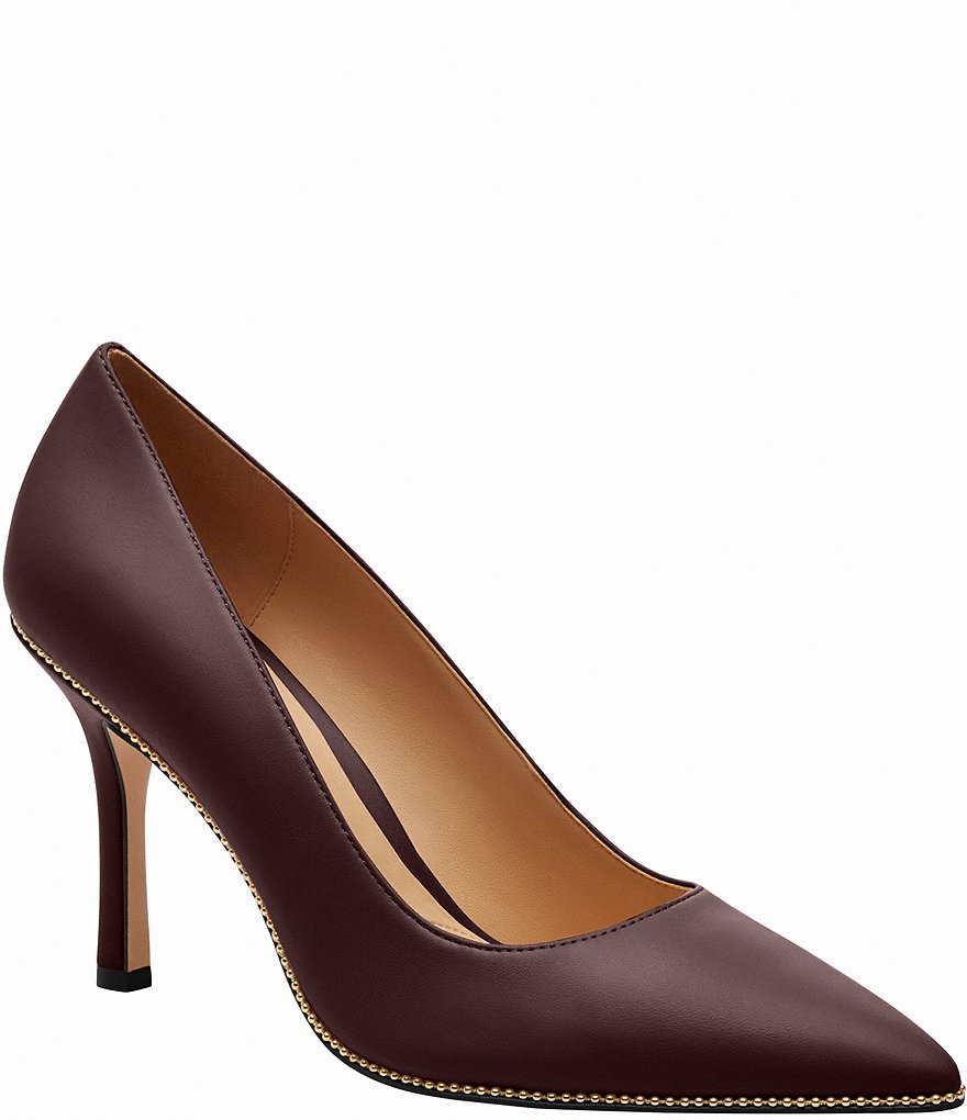 COACH Samantha Leather Dress Pumps Dillard s