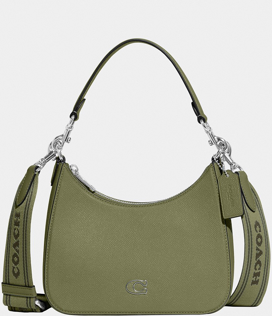 Coach signature best sale hobo shoulder bag