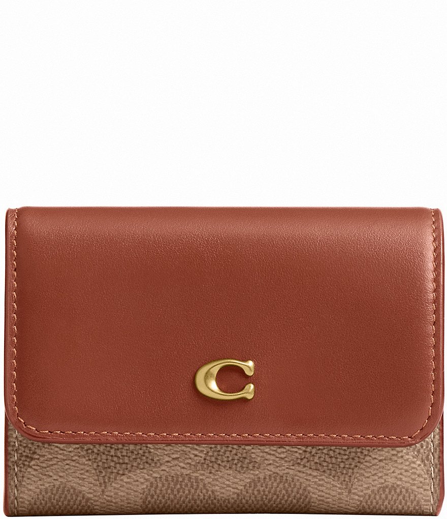 COACHシグネチャー　札入れ　カバー COACH（コーチ） 財布 スモール ジップ アラウンド カード ケース
