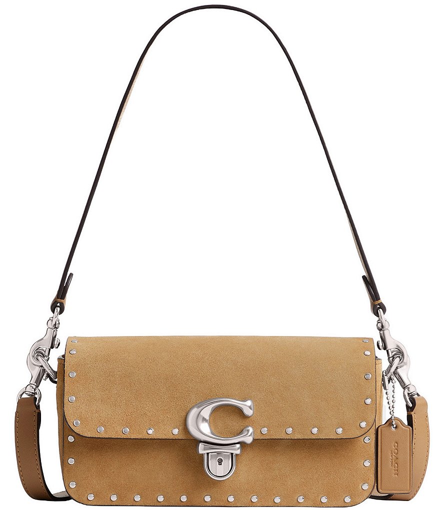 Coach outlet Leather and suede Rivet bag