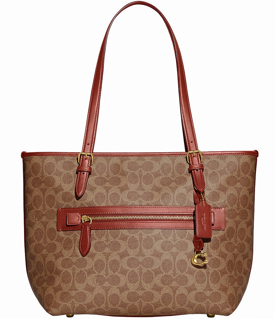 Coach popular Stories Skyline Signature Taylor Tote