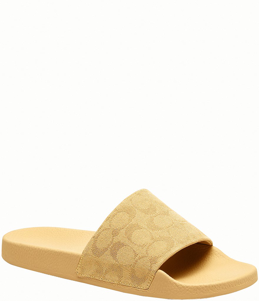 Coach Men\'s Udele Sport Slides in Signature Canvas COACH Men main image 4