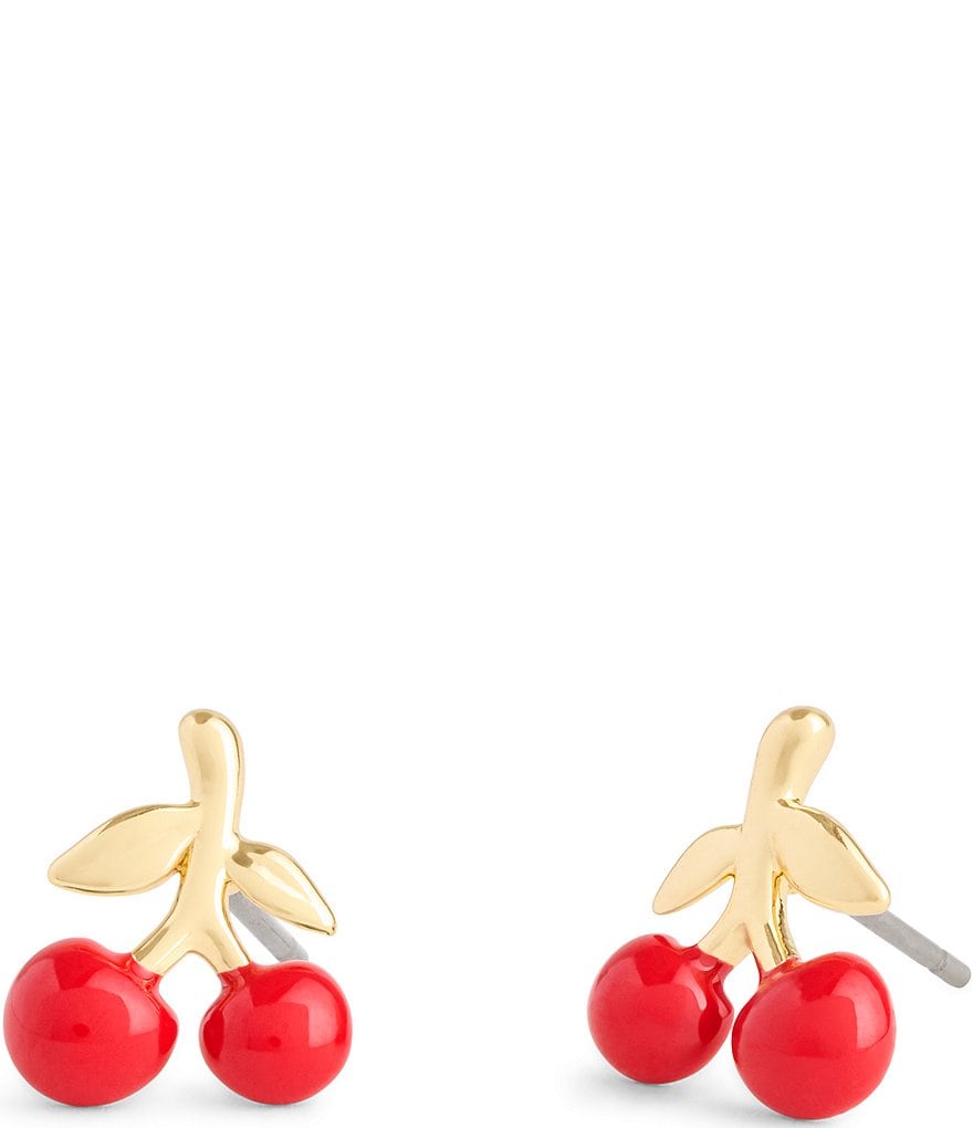 COACH Vintage Charms Cherry Stud Earrings | Dillard's