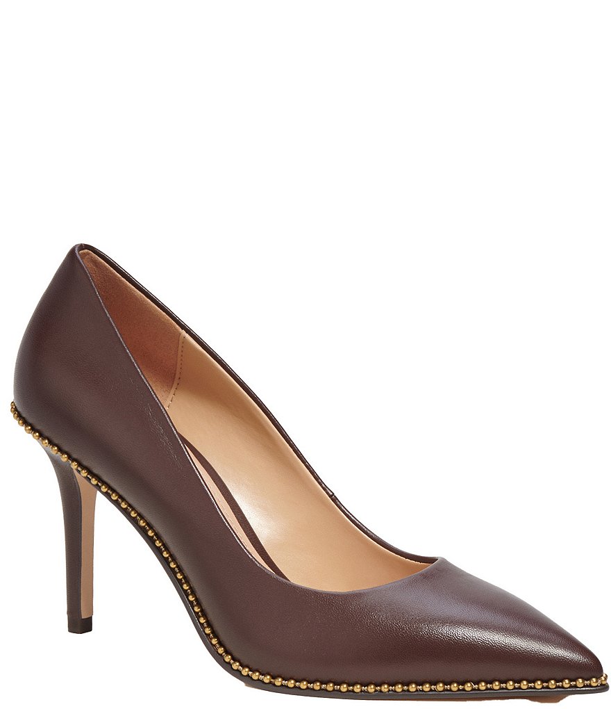 Coach waverly best sale beadchain pumps