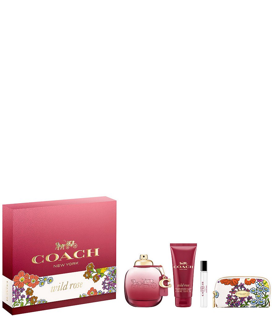 COACH Wild Rose Eau de Parfum 4-Piece Gift Set | Dillard's