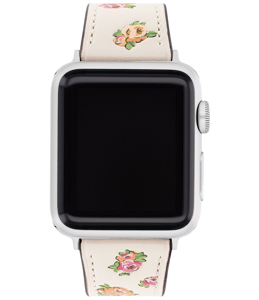 Coach floral 2025 apple watch band