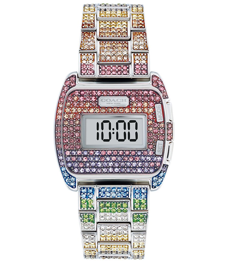 Coach best sale rainbow watch