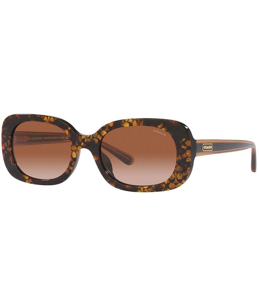 COACH Women s Pearlized Tortoise 53mm Oval Sunglasses Dillard s