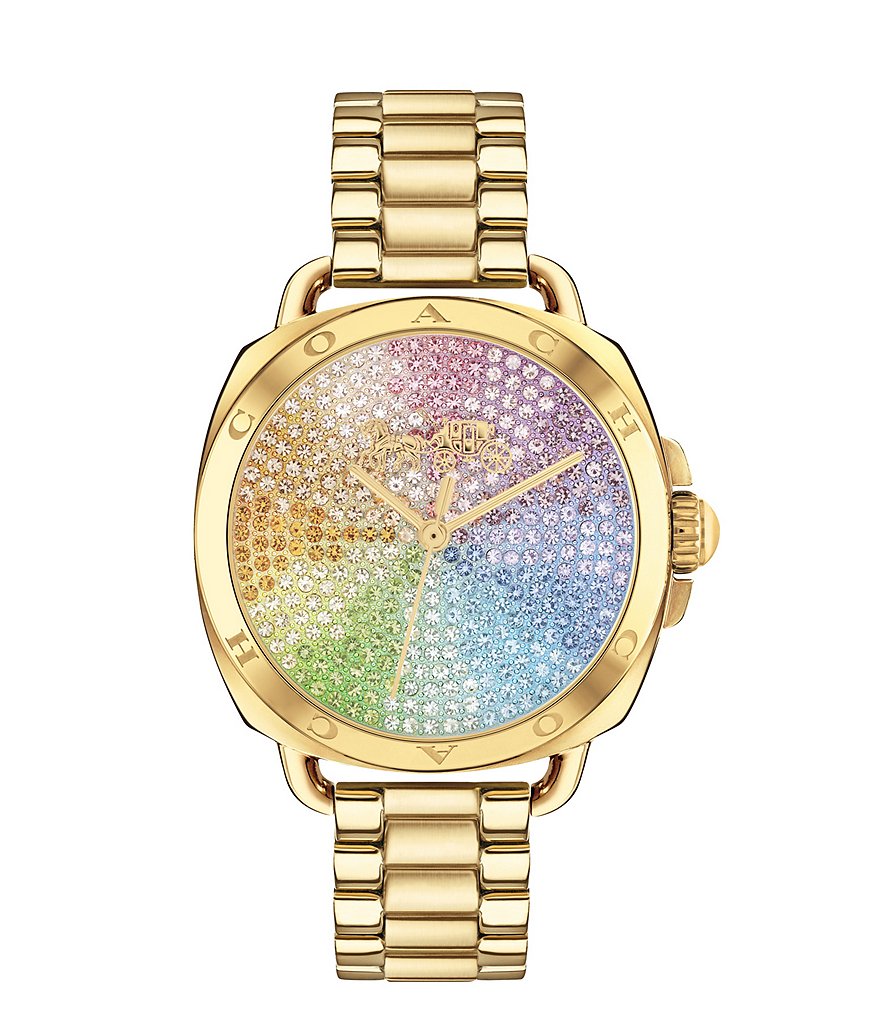 Rainbow hot sale crystal watch