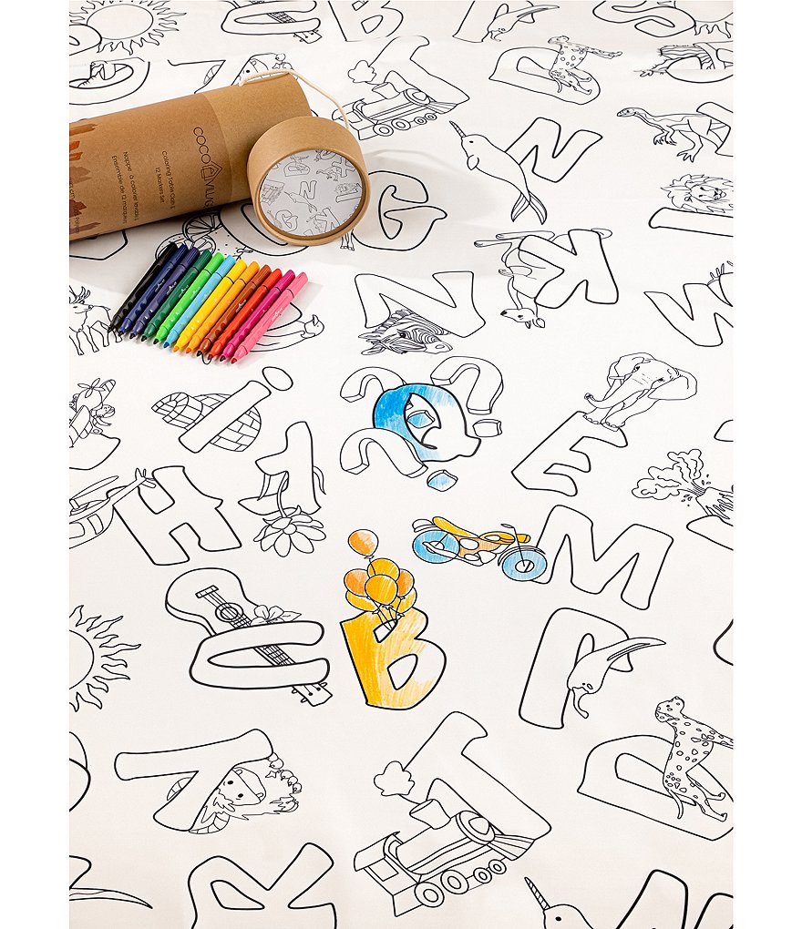 Kids Coloring Shirt & Washable Marker Set