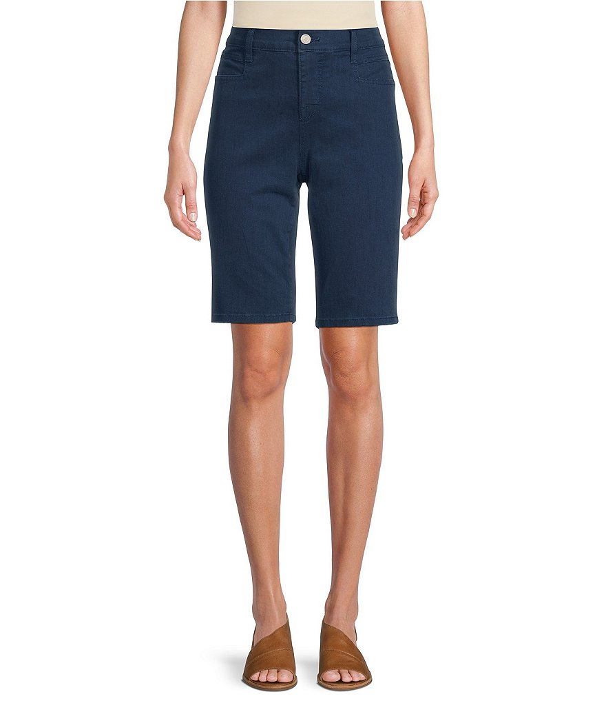 Molo Arley mid-rise cotton shorts - Blue