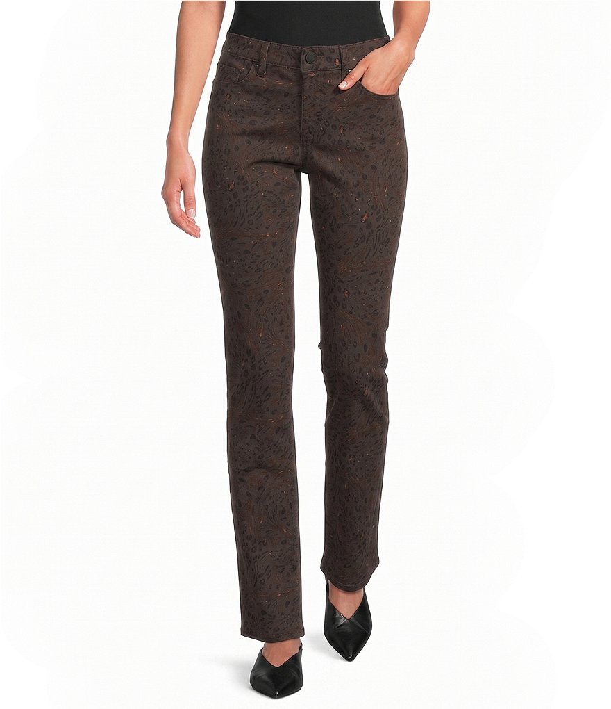 Chelsea Mid Rise Straight Leg Full Length Jeans