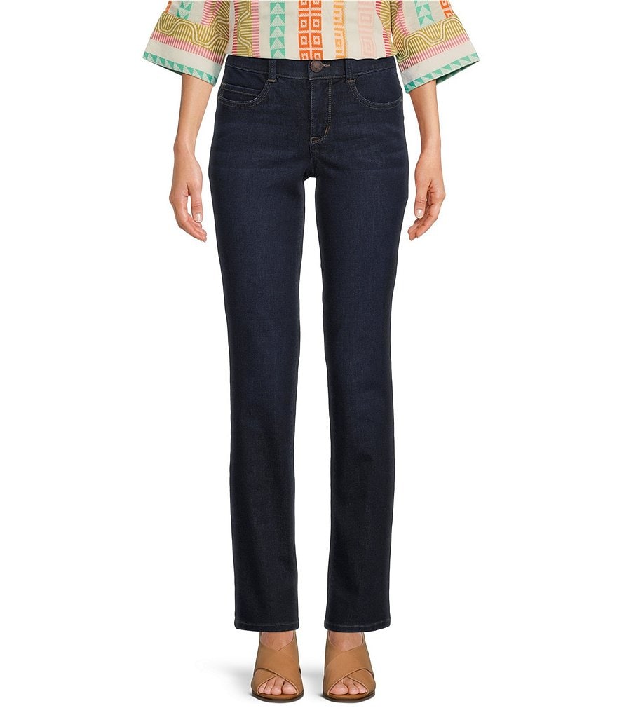 Code Bleu #double;F'AB#double; Body Sculpt Straight Leg Jeans