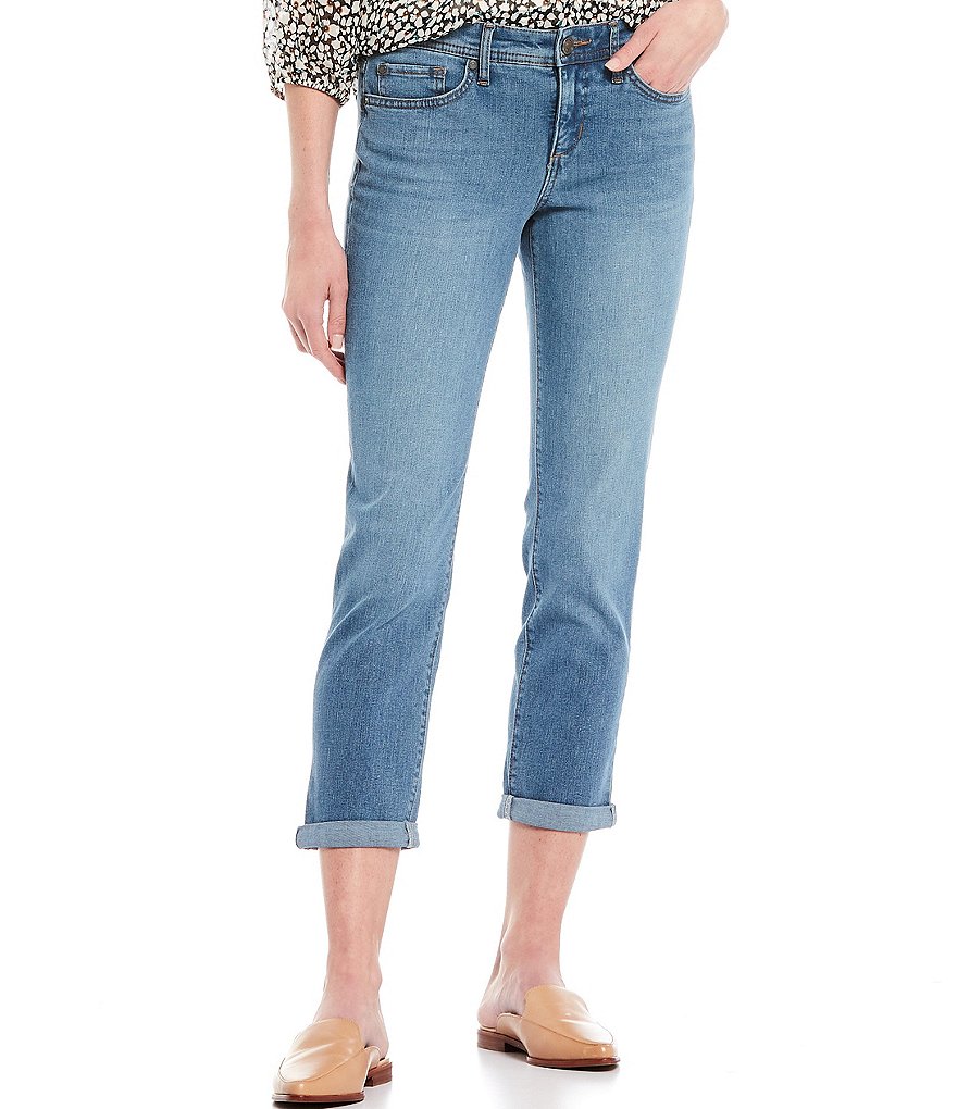 Code Bleu Petite Size Rolled Cuff Weekend Jeans | Dillard's