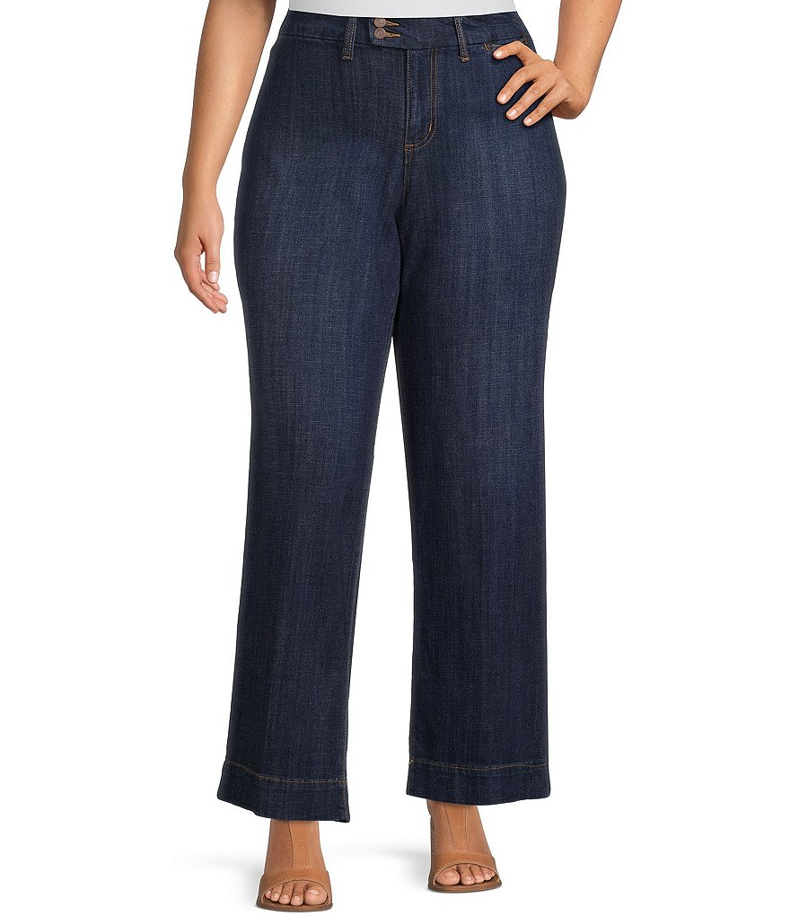 Buy Avery High Rise Trouser Leg Jeans Plus Size for USD 3500  Silver Jeans  US New