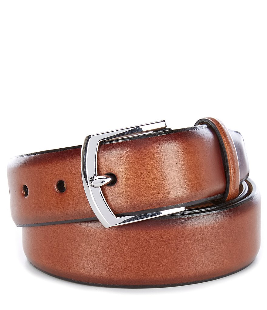Cole Haan Reversible Feather Edge Leather Belt