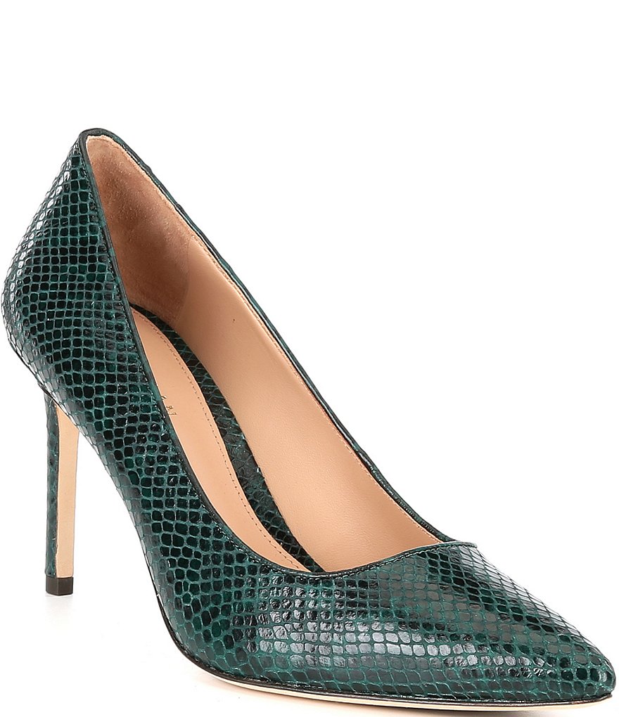 Cole Haan Mckelya Snake Print Leather Pumps 6