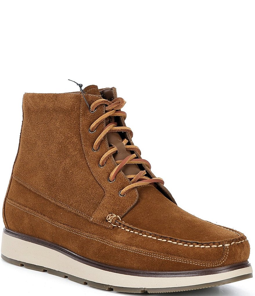 Cole Haan Men's Muir Waterproof Suede Moc Toe Boots | Dillard's