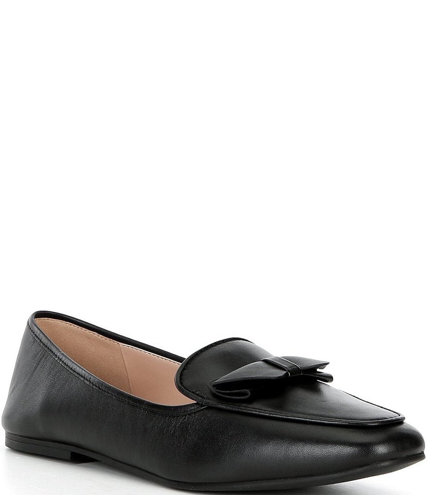 Cole Haan Payson Leather Bow Square Toe Loafers | Dillard display picture 3