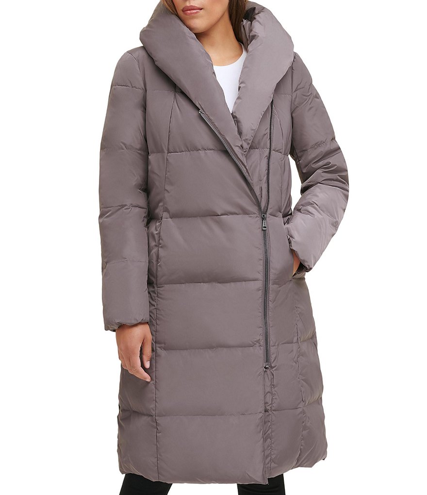 Cole haan signature hooded quilted down coat best sale