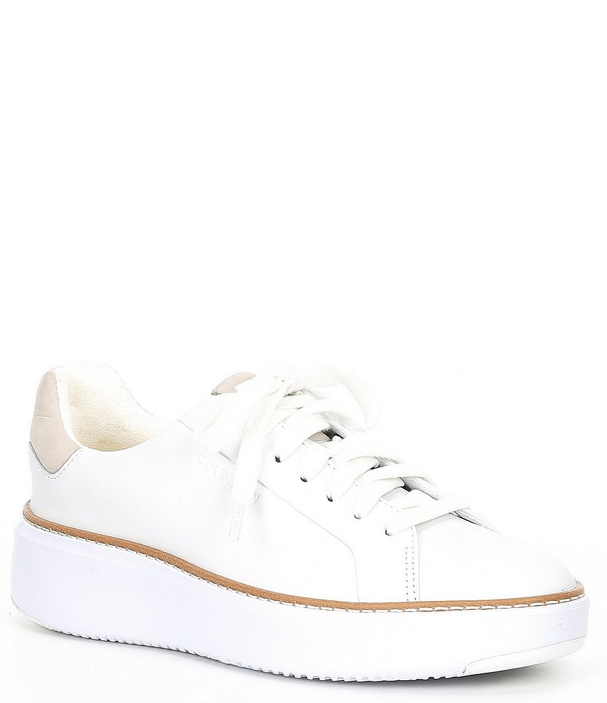 Cole Haan Women's Topspin Lace-Up Leather Sneakers | Dillard's