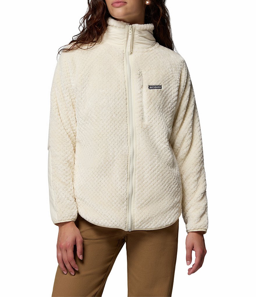 Columbia Canyon Camp Overlay High Pile Fleece Stand Collar Zip