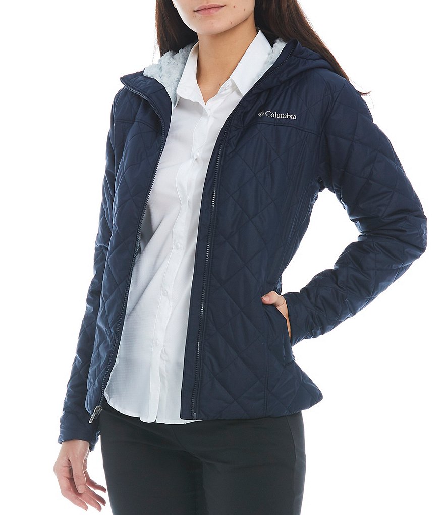 columbia women's alpine fir windproof fleece lined softshell hooded jacket