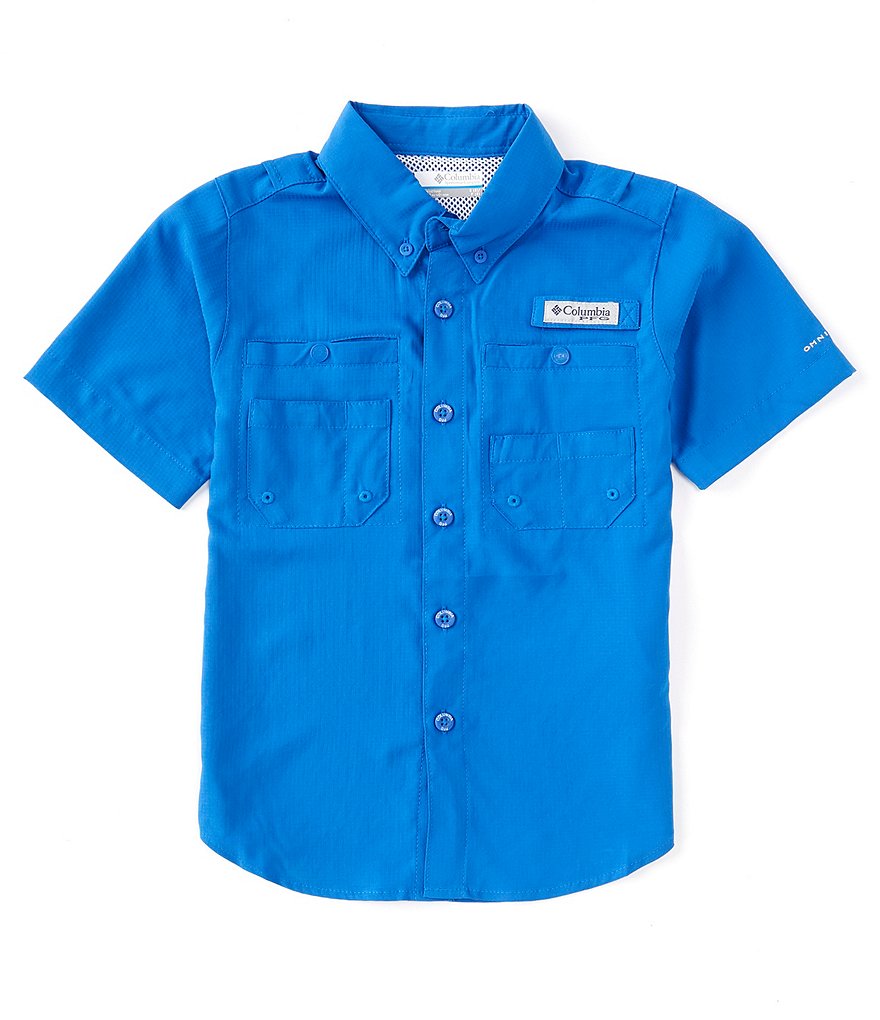 Columbia Little/Big Boys 4-18 Short Sleeve Super Tamiami Fishing Shirt