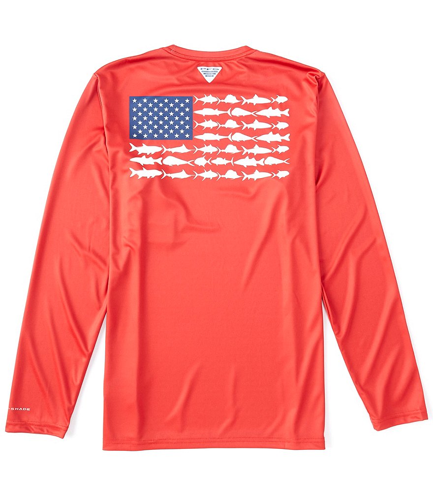 Columbia, Shirts, Columbia Pfg Fishing Shirt Outdoor Gear Pockets Marlins  Floral Mens Xxl 2xl