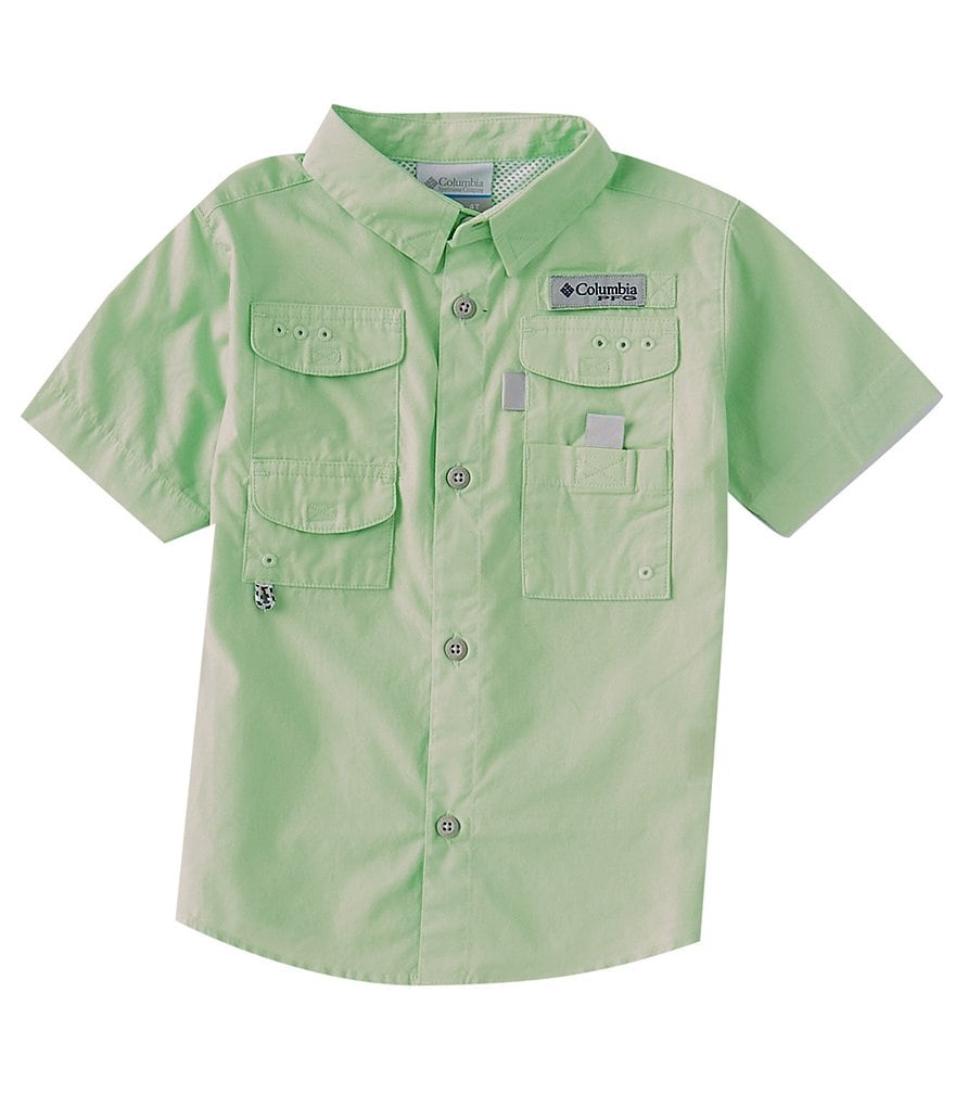 Columbia Boys' PFG Bonehead Short Sleeve Shirt - Toddler Key West 3T