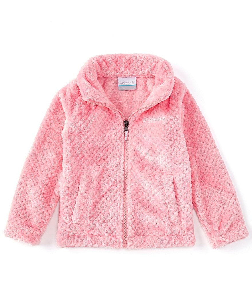 Columbia Little Girls 2T-4T Fire Side Faux-Sherpa Full-Zip Jacket ...