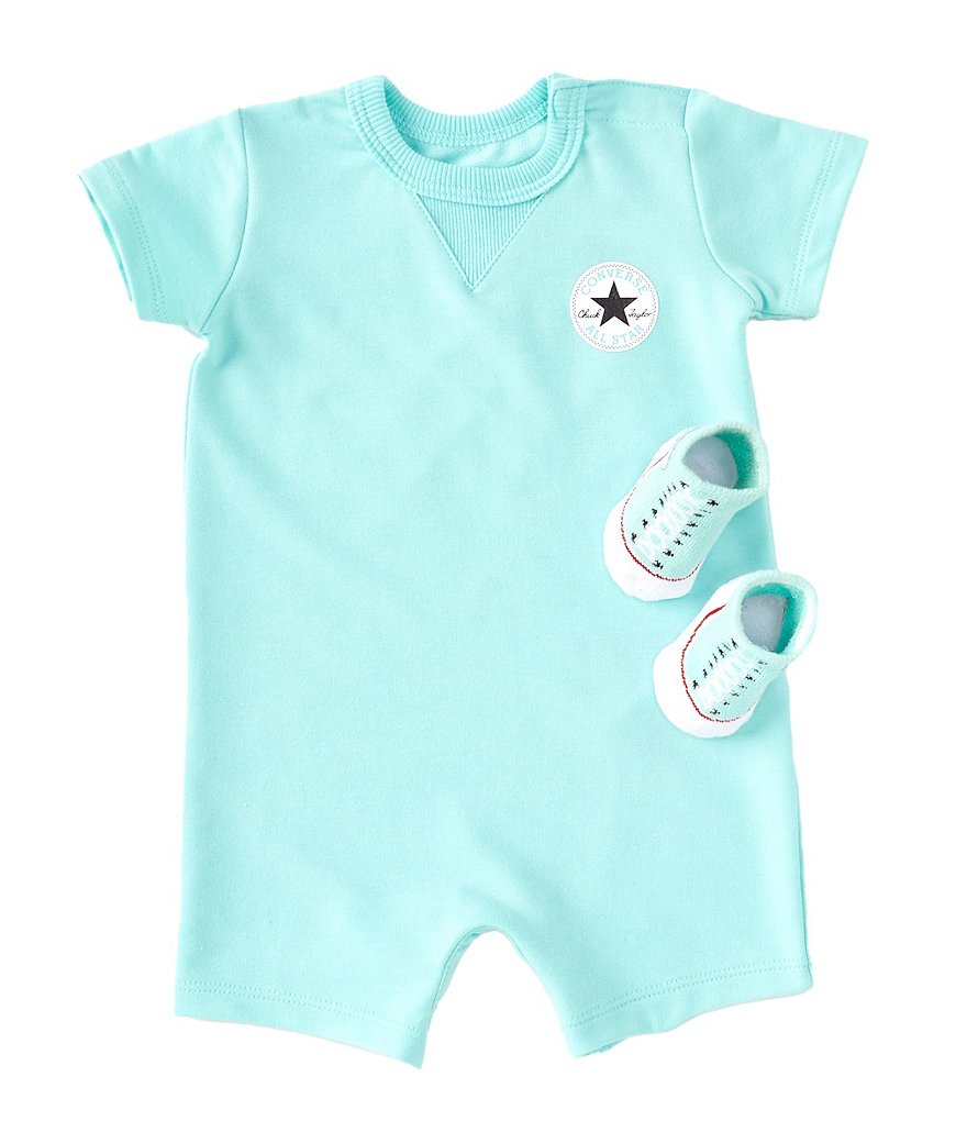 Converse Baby Newborn-9 Romper | Sock Sleeve Lil Months & Set Chuck Short Dillard\'s