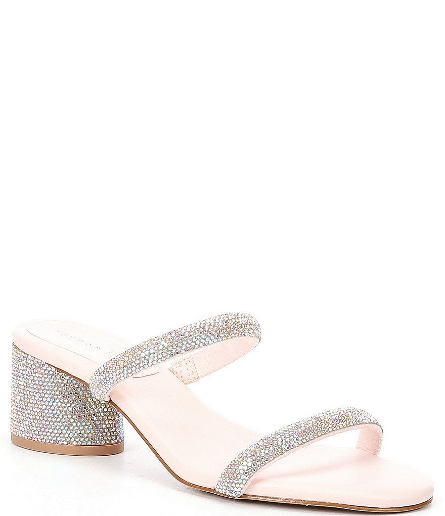 Copper Key Fairytale Rhinestone Dress Sandals | Dillard's