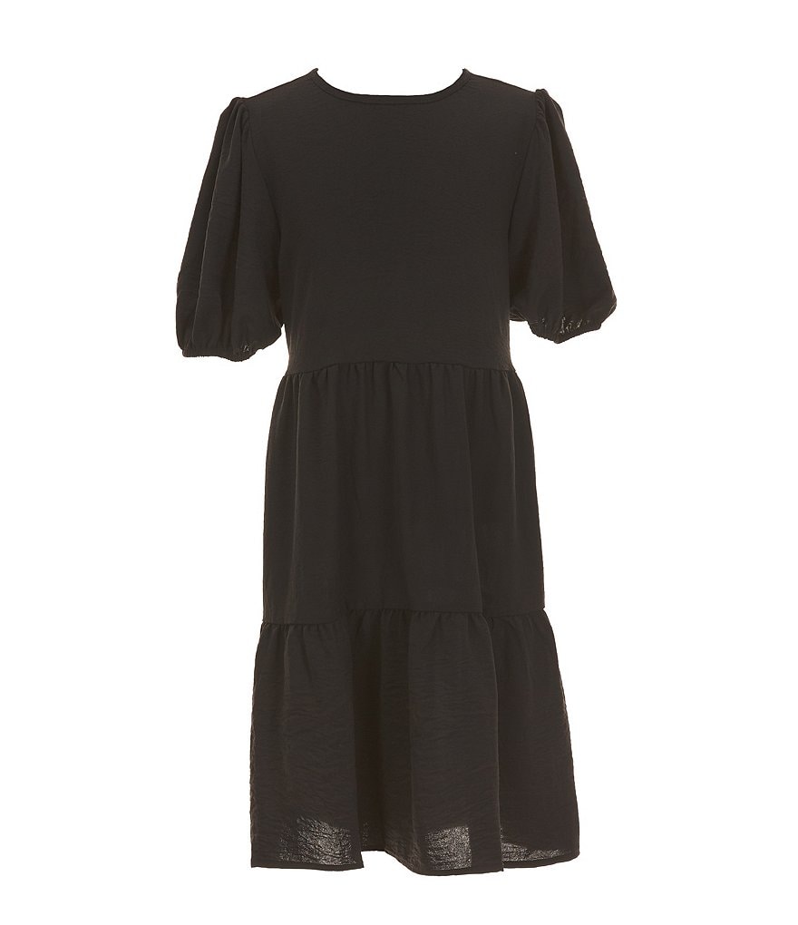Copper Key Little Girl 2T-6X Short Sleeve Tiered Dress | Dillard's