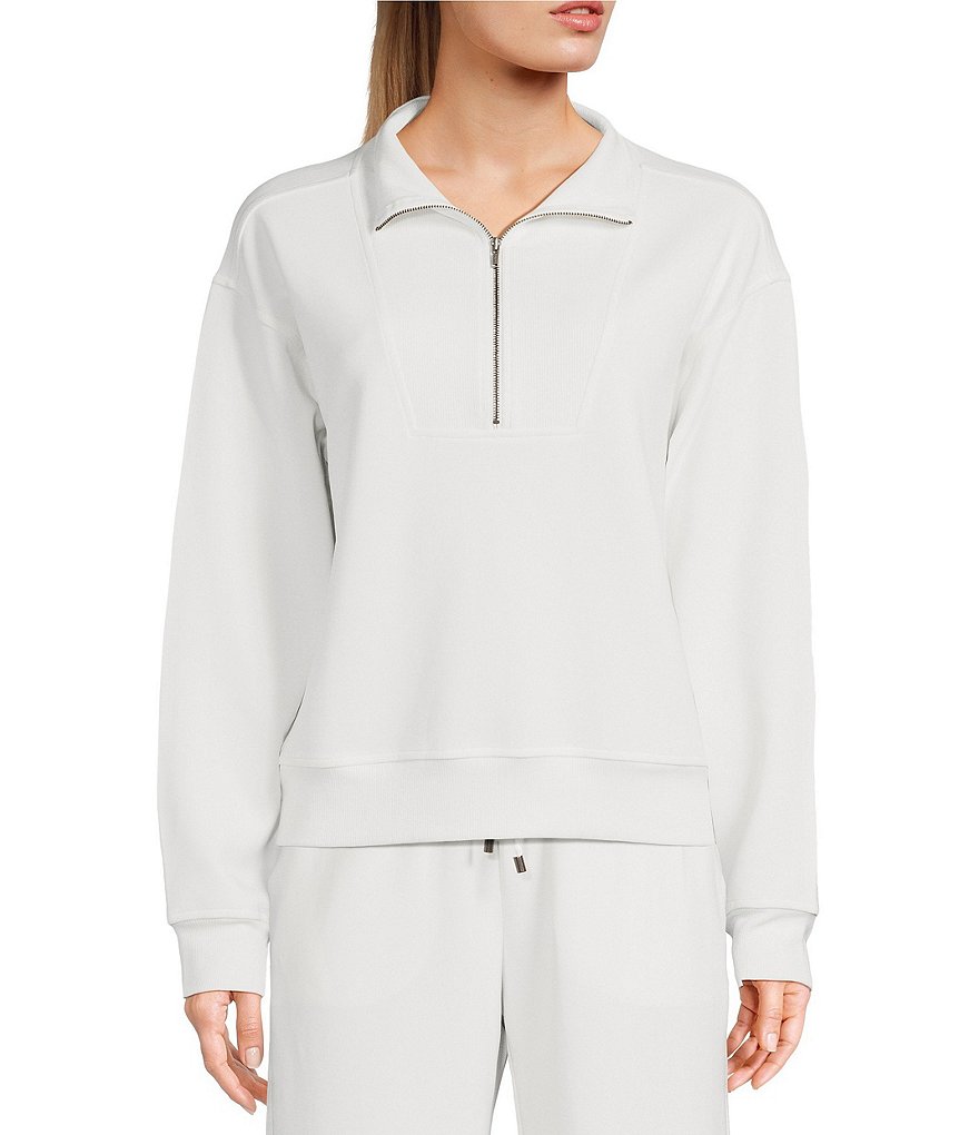Copper Key Knit Quarter Zip Coordinating Pullover | Dillard's