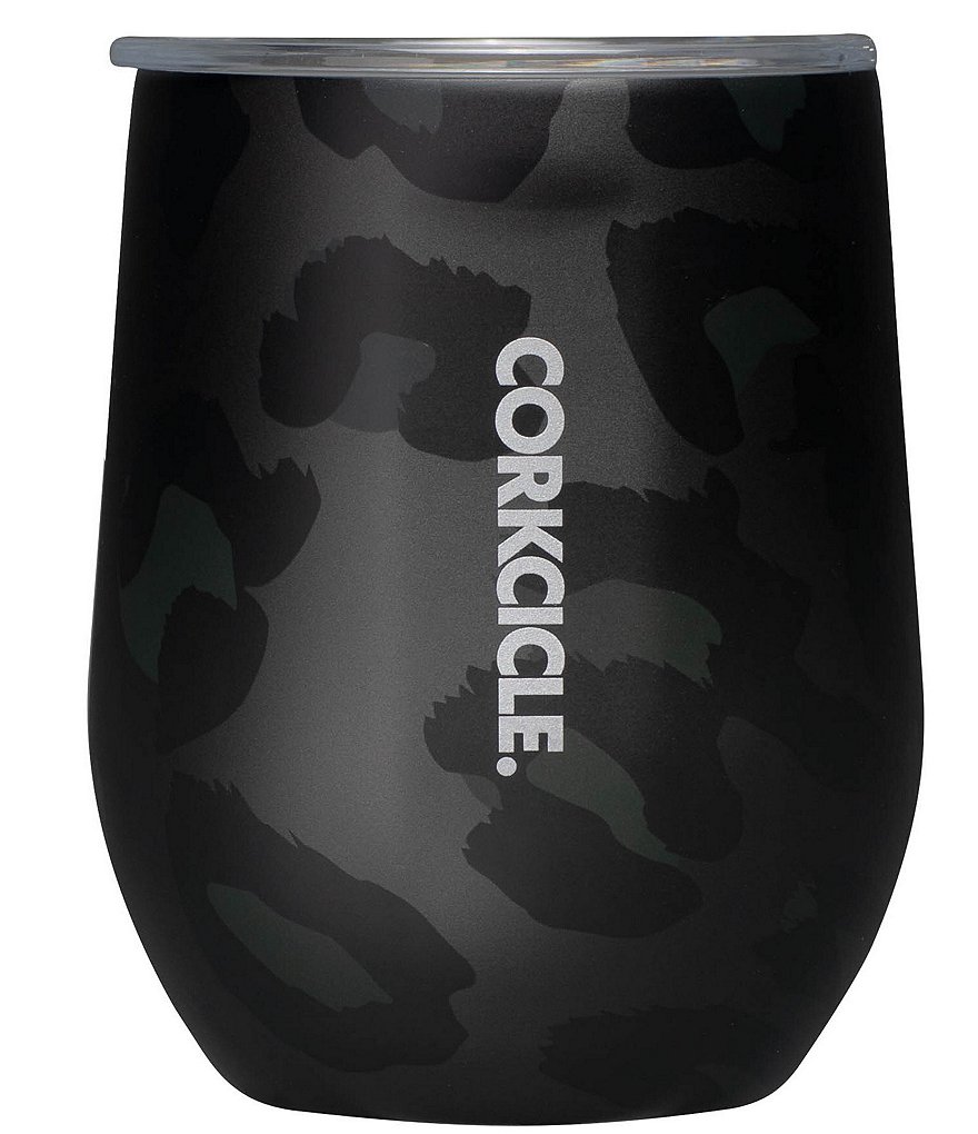 Engraved Corkcicle 12oz Stemless Wine Tumbler Navy