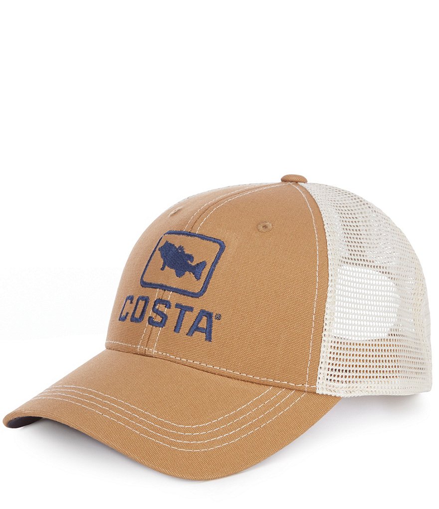 Costa Bass Trucker Hat - Working Brown
