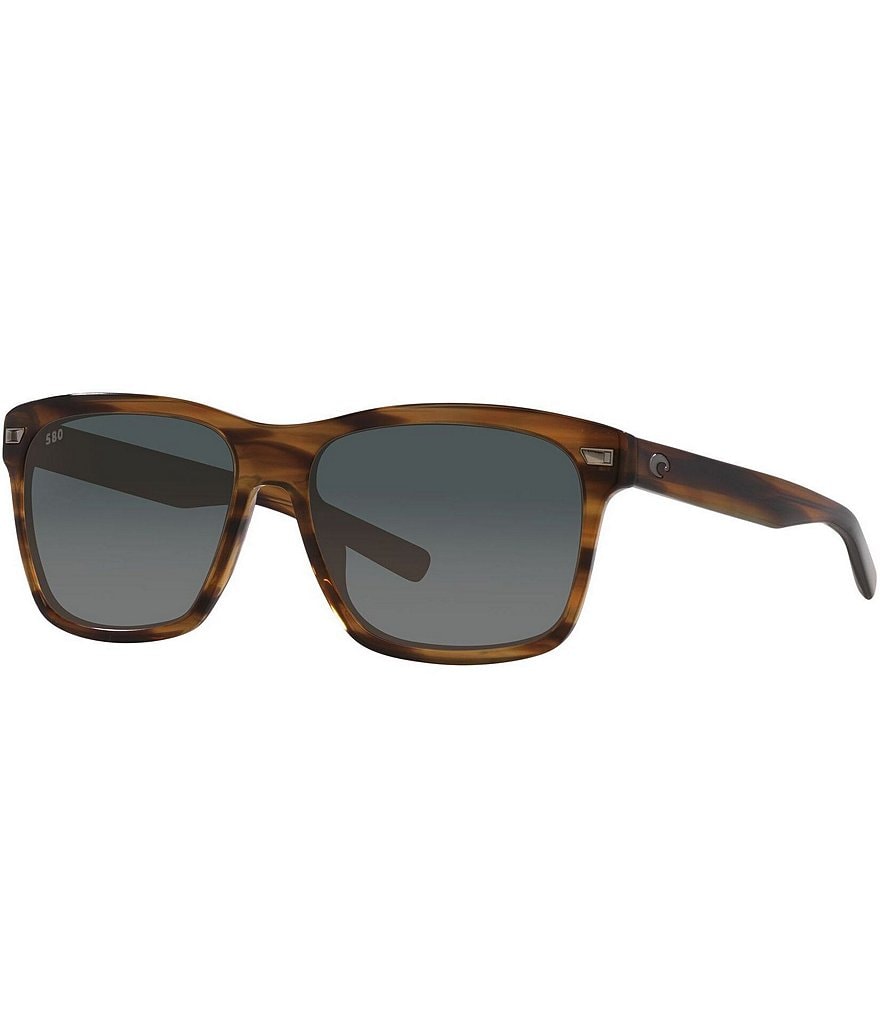 Costa Men's Aransas 58mm Polarized Rectangle Sunglasses | Dillard's