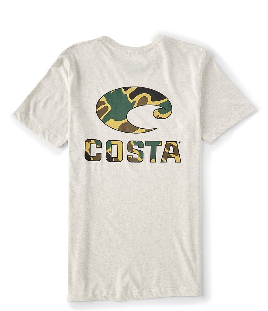 Costa Long Sleeve Duck Camo Logo Hoodie - 2XL