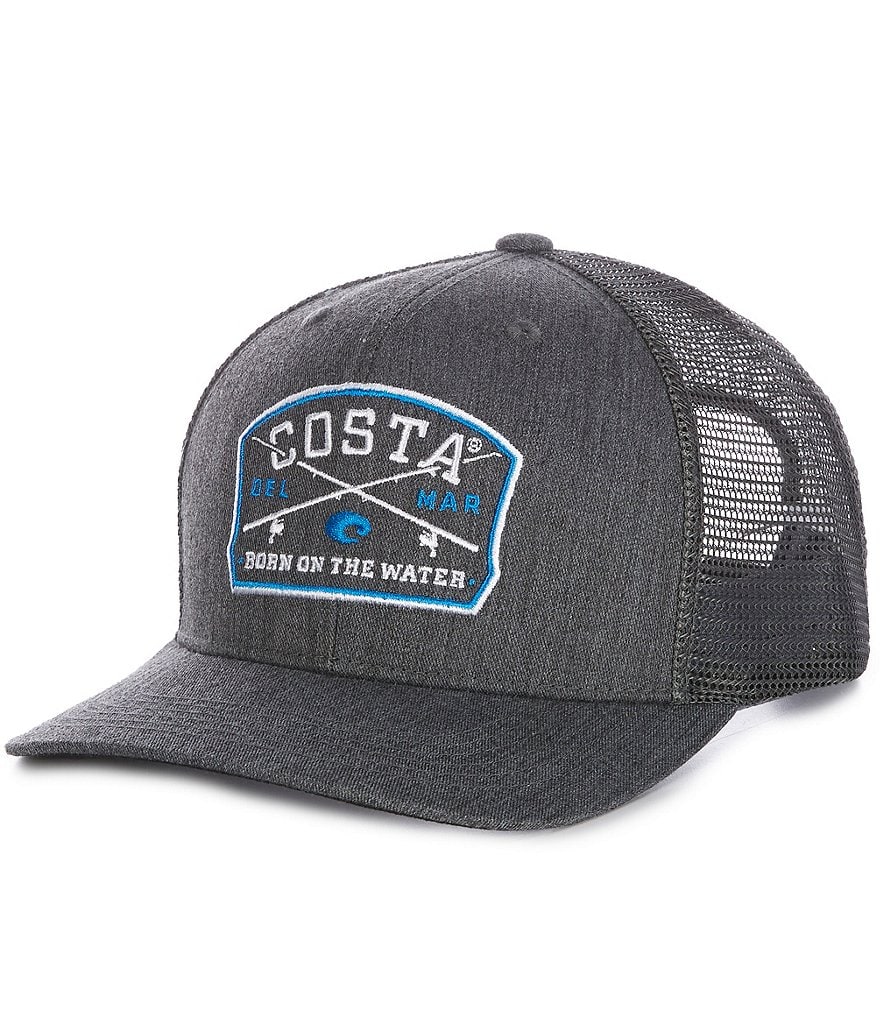 Costa Del Mar High Grade Trucker Hat Gray One Size Fits Most