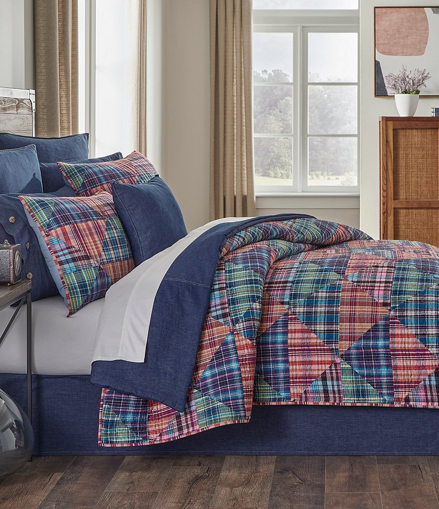 Cremieux Blake Plaid Madras Quilt Mini Set