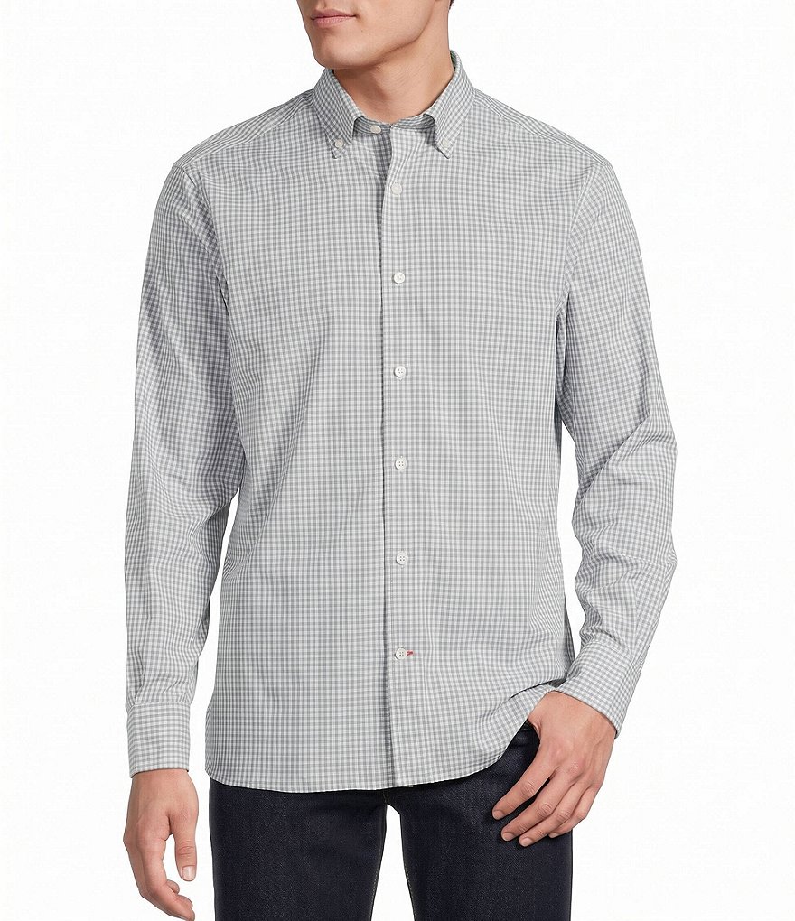 Blue Label Gingham Long Sleeve Woven Shirt